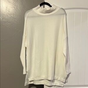 Cozy White Turtleneck Sweater